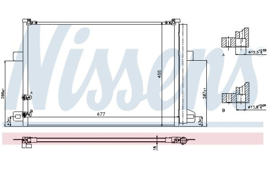 Condenser, air conditioning 940225 Nissens, Image 2