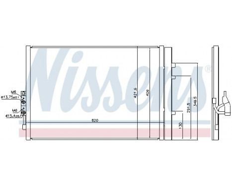 Condenser, air conditioning 940227 Nissens, Image 5
