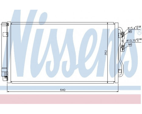 Condenser, air conditioning 940236 Nissens, Image 2