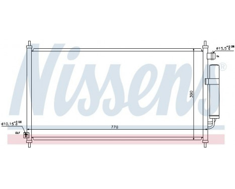 Condenser, air conditioning 940237 Nissens, Image 6