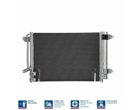 Condenser, air conditioning 940238 Nissens, Image 3