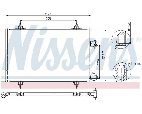 Condenser, air conditioning 940239 Nissens, Image 6