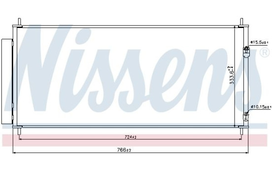 Condenser, air conditioning 940240 Nissens, Image 6