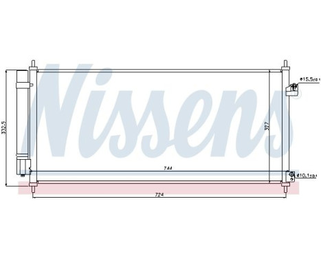 Condenser, air conditioning 940241 Nissens, Image 6