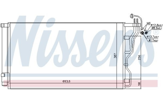 Condenser, air conditioning 940244 Nissens, Image 6