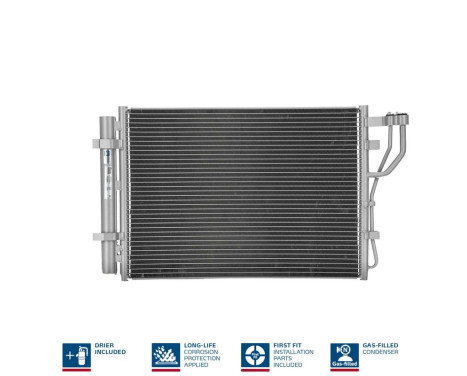 Condenser, air conditioning 940251 Nissens, Image 3