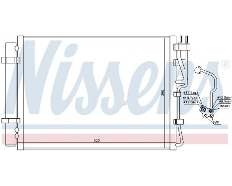Condenser, air conditioning 940252 Nissens, Image 6