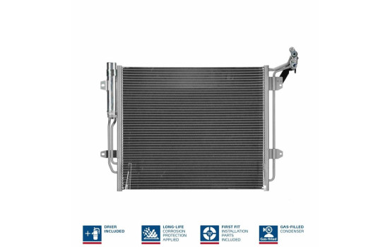 Condenser, air conditioning 940256 Nissens, Image 3