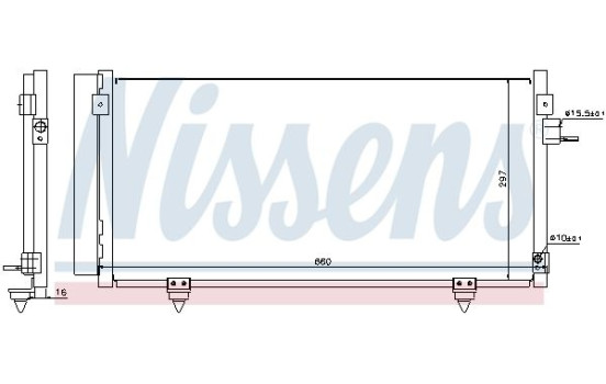 Condenser, air conditioning 940257 Nissens, Image 2