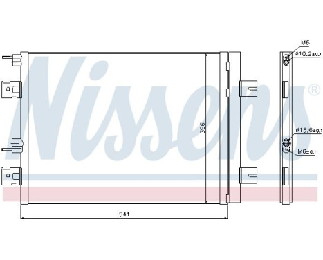 Condenser, air conditioning 940262 Nissens, Image 2
