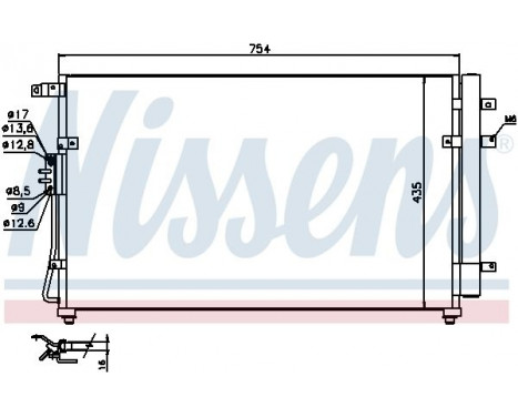 Condenser, air conditioning 940269 Nissens, Image 6