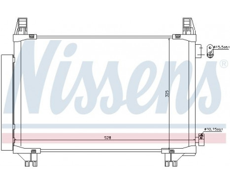 Condenser, air conditioning 940270 Nissens, Image 2