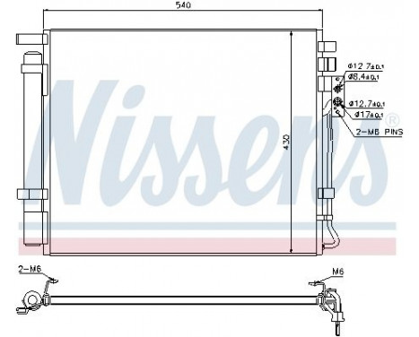Condenser, air conditioning 940272 Nissens, Image 6
