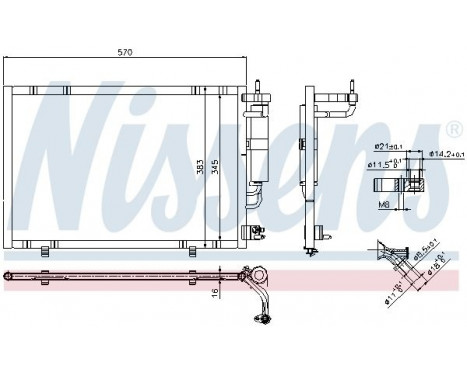 Condenser, air conditioning 940277 Nissens, Image 6