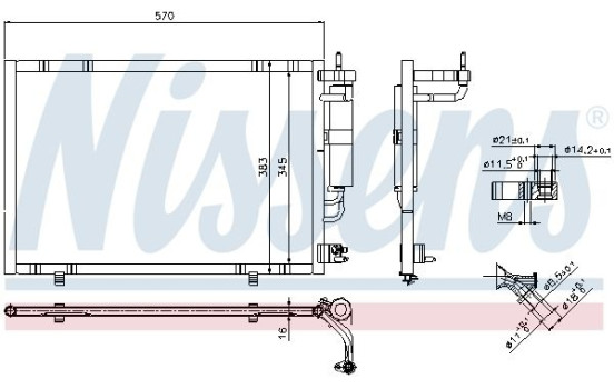 Condenser, air conditioning 940277 Nissens, Image 6