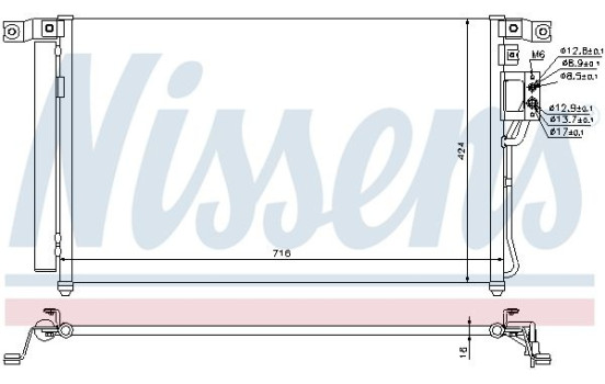 Condenser, air conditioning 940278 Nissens, Image 6