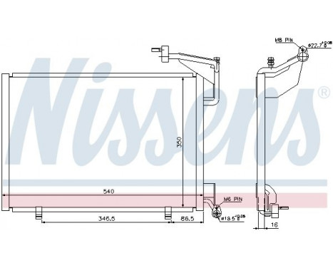 Condenser, air conditioning 940285 Nissens, Image 6