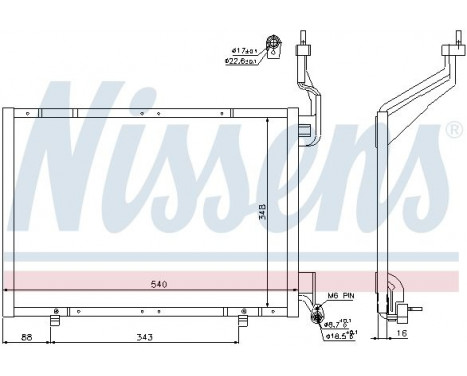 Condenser, air conditioning 940287 Nissens, Image 6