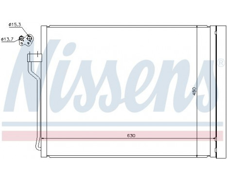 Condenser, air conditioning 940288 Nissens, Image 2