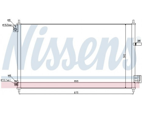 Condenser, air conditioning 940293 Nissens, Image 2
