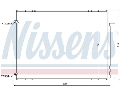 Condenser, air conditioning 940298 Nissens, Image 6