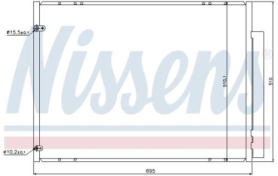 Condenser, air conditioning 940298 Nissens, Image 6