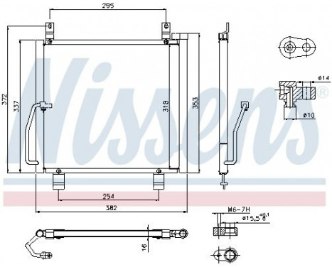 Condenser, air conditioning 940301 Nissens, Image 6