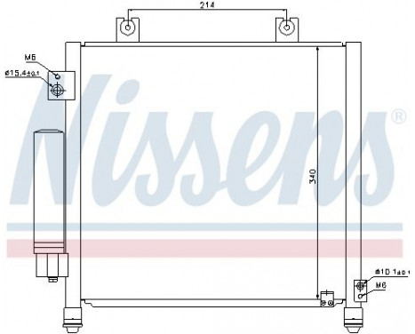 Condenser, air conditioning 940302 Nissens, Image 6