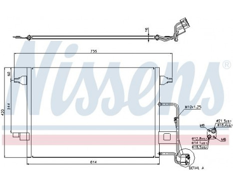 Condenser, air conditioning 940306 Nissens, Image 2