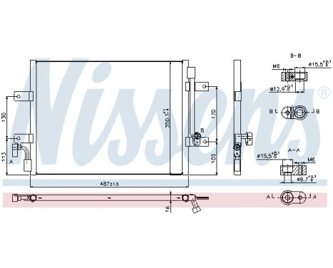 Condenser, air conditioning 940311 Nissens, Image 5