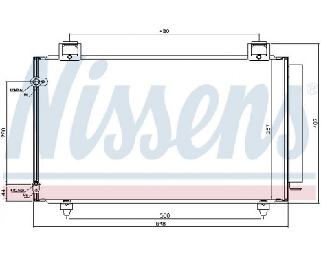 Condenser, air conditioning 940318 Nissens, Image 5