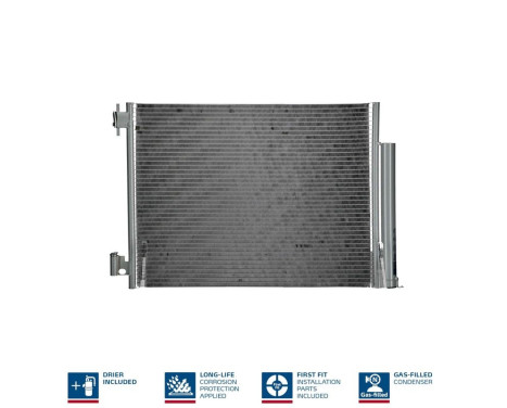 Condenser, air conditioning 940321 Nissens, Image 3