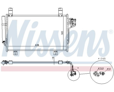 Condenser, air conditioning 940327 Nissens, Image 6