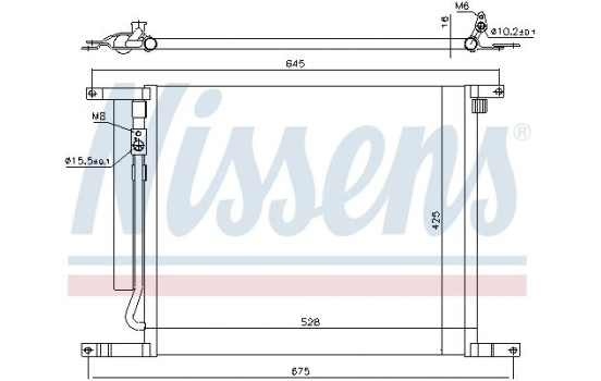 Condenser, air conditioning 940335 Nissens, Image 6