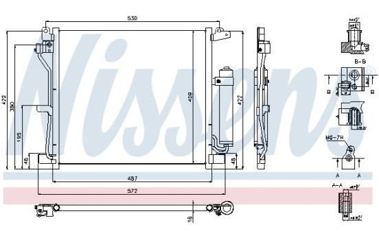 Condenser, air conditioning 940337 Nissens, Image 6