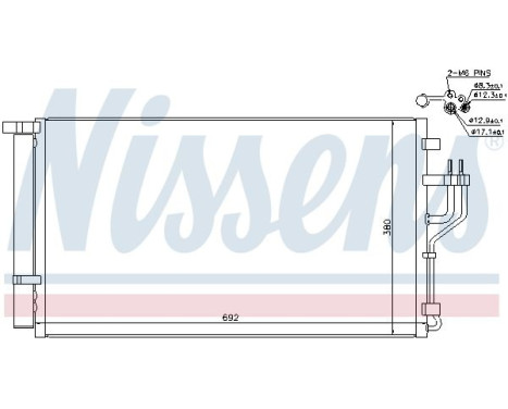 Condenser, air conditioning 940351 Nissens, Image 6