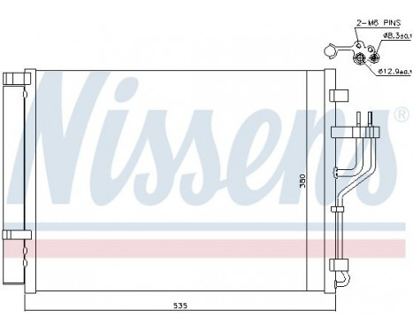 Condenser, air conditioning 940353 Nissens, Image 2