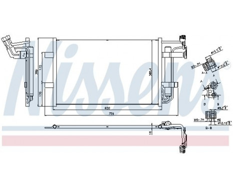 Condenser, air conditioning 940355 Nissens, Image 6