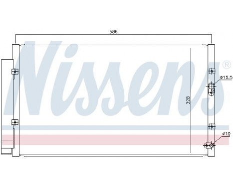 Condenser, air conditioning 940366 Nissens, Image 5