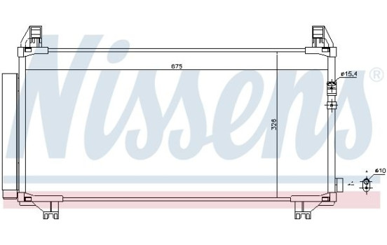 Condenser, air conditioning 940369 Nissens, Image 5