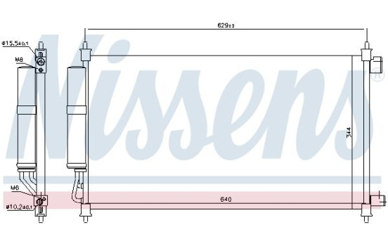 Condenser, air conditioning 940382 Nissens, Image 5