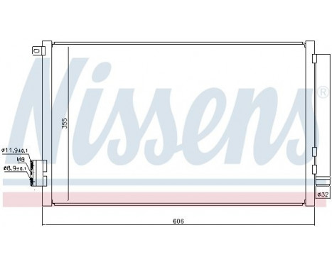 Condenser, air conditioning 940396 Nissens, Image 6