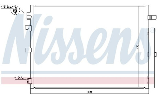 Condenser, air conditioning 940397 Nissens, Image 5