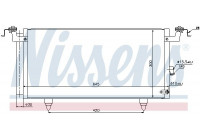 Condenser, air conditioning 940399 Nissens