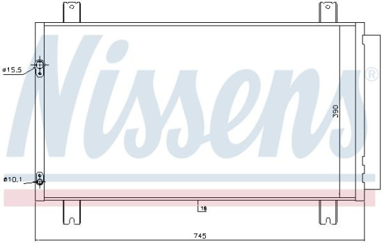Condenser, air conditioning 940401 Nissens, Image 6