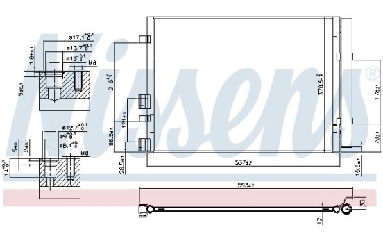 Condenser, air conditioning 940405 Nissens, Image 3