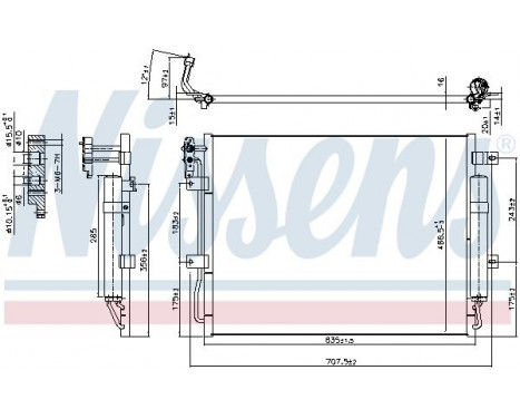 Condenser, air conditioning 940406 Nissens, Image 6
