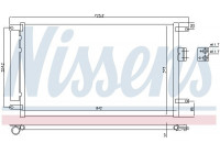 Condenser, air conditioning 940424 Nissens