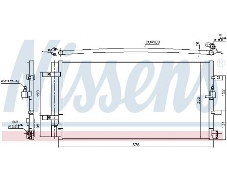 Condenser, air conditioning 940430 Nissens, Image 6