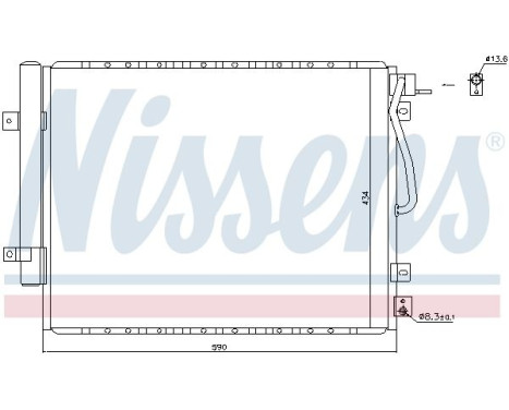 Condenser, air conditioning 940436 Nissens, Image 6
